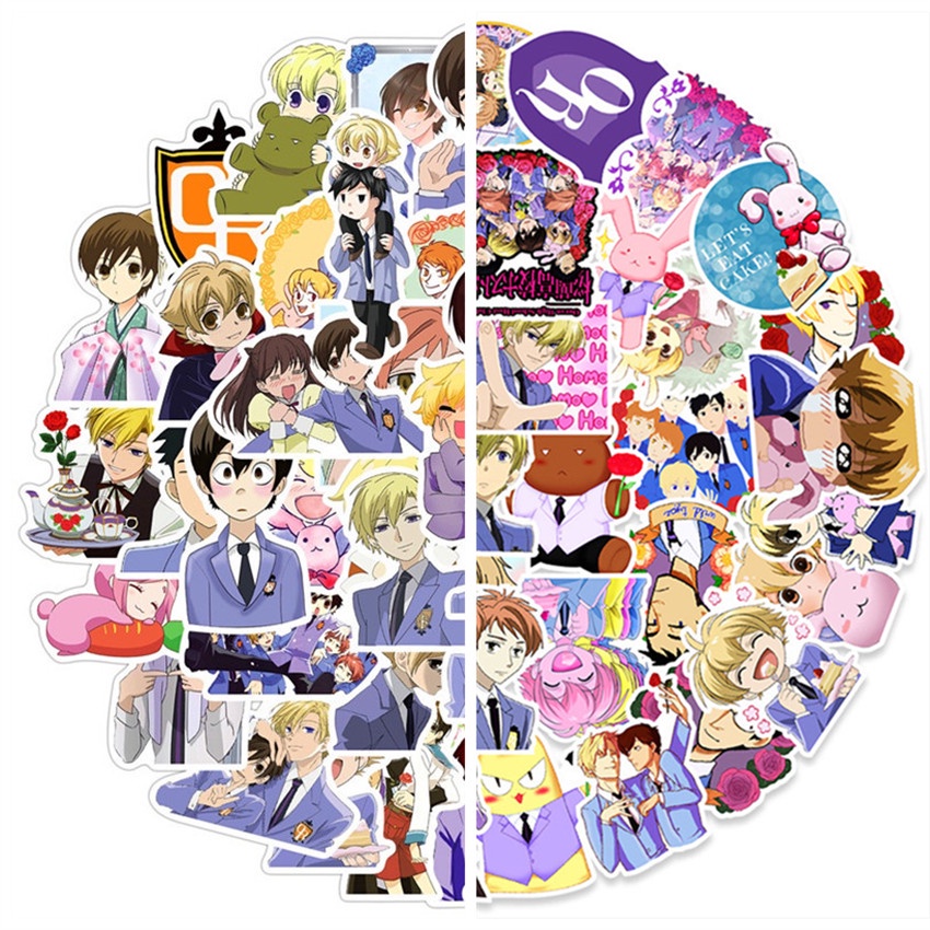 100Pcs/Set ❉ Ouran High School Host Club Series B Stickers ❉ DIY Fashion Waterproof Doodle Decals Stickers