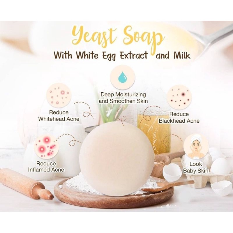 Emily Yeast egg MILK SOAP
