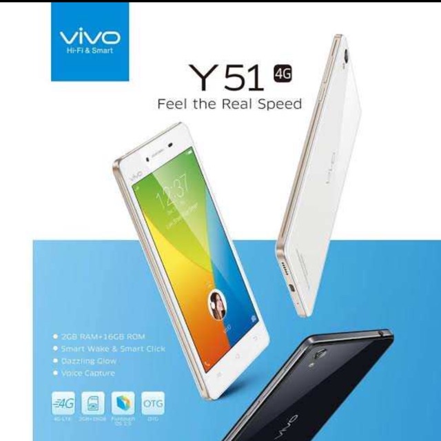 VIVO Y51A_4G LTE_DUAL SIM Global version สมาร์ทโฟน
