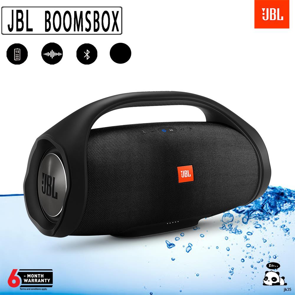 ◘▲♣Boomsbox ลำโพงบลูทูธJBL Boombox Wireless Bluetooth Speaker  ใหม่ล่าสุดจาก เล่นได้ต่อเนื่อง ลำโพงบลูทูธกันน้ำแบบพกพา