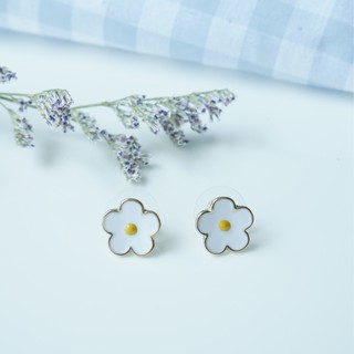 【Pretty Refined】พร้อมส่ง Cute Flower S925 earring Korea Style ต่างหูน่ารัก