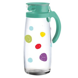 เหยือกแก้ว 1.66 ลิตร OCEAN COLORFUL DOTS สีเขียว  PITCHER OCEAN COLORFUL DOTS 1.66L GREEN