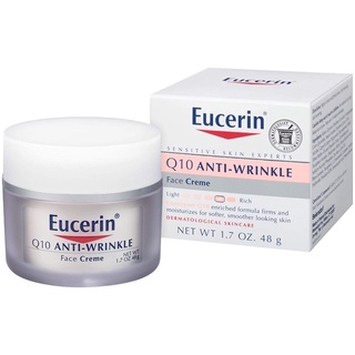 ผลิตภัณฑ์ช่วยลดเลือนริ้วรอย Eucerin Q10 Anti-Wrinkle Face Creme - 48g.