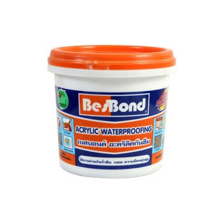 อะคริลิค กันซึม BESBOND 1KG ขาว | BESBOND | GBA002AM00O หมั่นโป๊ว, ซีเมนต์ เคมีภัณฑ์ก่อสร้าง ต่อเติมซ่อมแซมบ้าน อะคริลิค