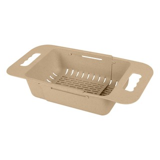 ตะแกรงสะเด็ดน้ำยืดหด PARNO AP-B01 พลาสติก สีครีมPLASTIC COLANDER PARNO AP-B01 BEIGE 18.7X38X8CM. CREEM