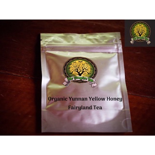 (ของแท้) Yunnan Organic Yellow Honey Fairyland Tea ชาเหลืองออแกนิคน้ำผึ้งเเดนสวรรค์จากเมืองยูนหนาน