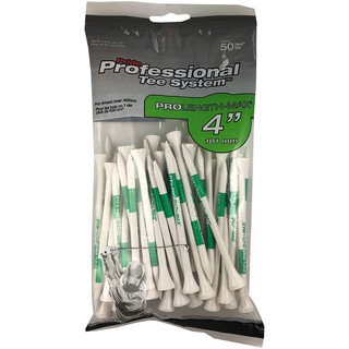 Tees PRIDE PROLENGTH MAX PTS GREEN 4" GOLF WOOD TEES (50tee)