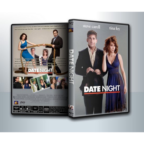 [ DVD Movie มีปก+สกรีนแผ่น-ไม่มีกล่อง ] Date Night คืนเดทพิสดาร ผิดฝาผิดตัวรั่วยกเมือง ( 1 DVD )