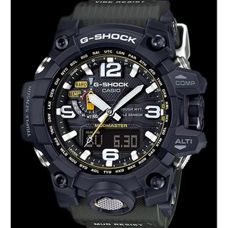 Casio G-Shock นาฬิกาข้อมือผู้ชาย สีเขียว สายเรซิ่น รุ่น GWG-1000-1A3