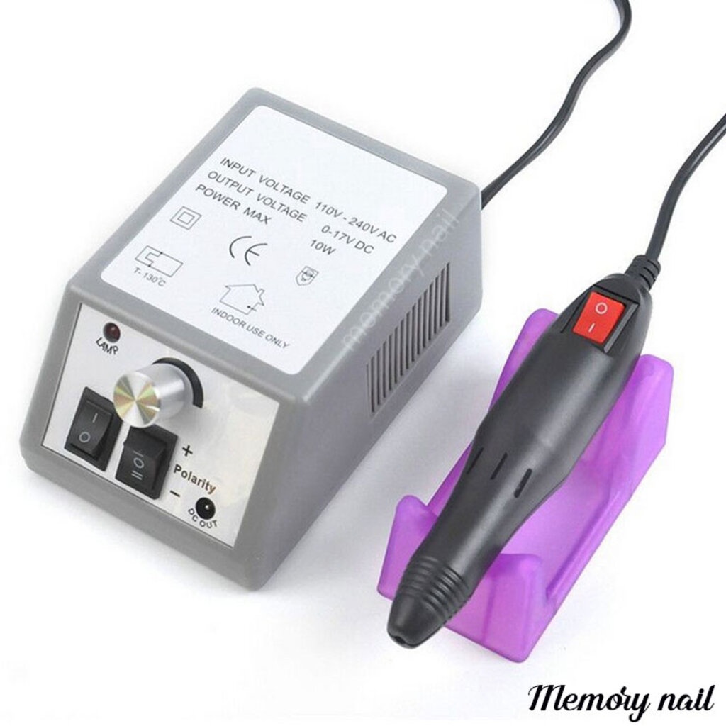 สีดำ-เทา เครื่องเจียรเล็บ ไฟฟ้าOya 2000 RPM Electric Nail Manicure Machine เครื่องเจียรเล็บ ตะไบไฟฟ้า 2000 รอบต่อนาที