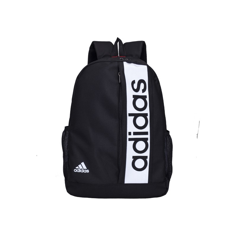 กระเป๋าเป้สะพายหลังนักเรียนชายสีแดงและสีดำคลาสสิกของ Adidas