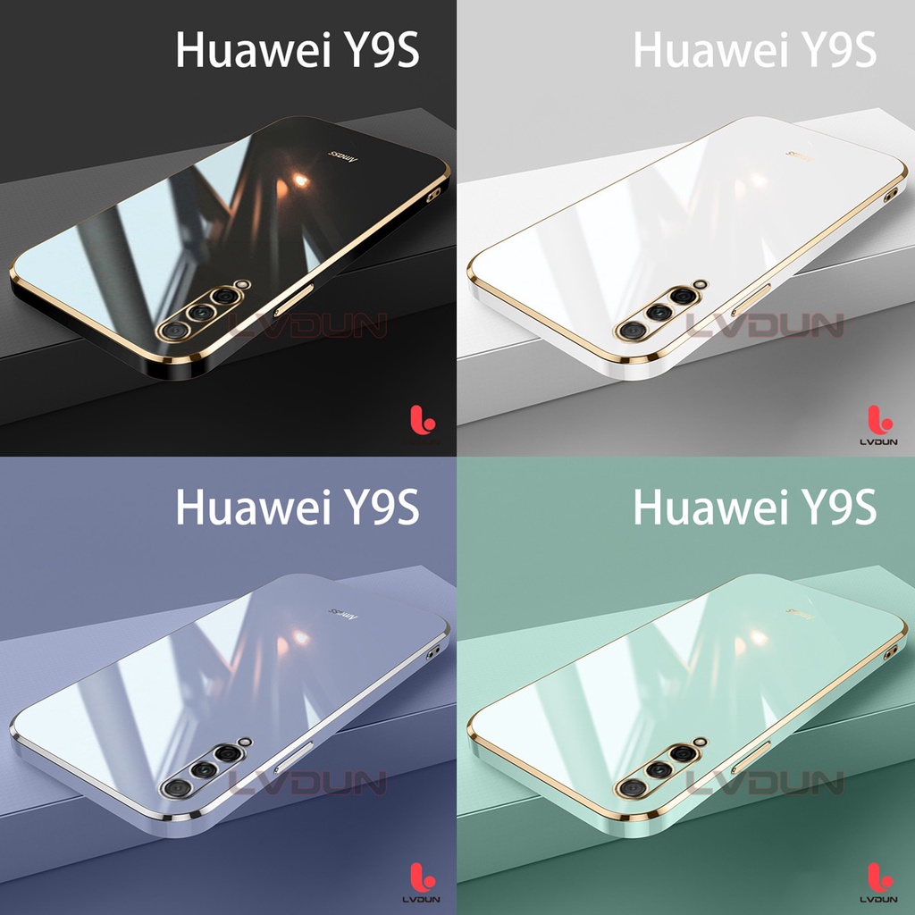 เคส Huawei Y9S Bright surface soft เคส Huawei Y9S Y8P Y6P Y9 2019 Y9 Prime 2019 Y7 2019 Y7Pro 2019 Y7Prime 2019 Straight edge เคส Huawei Y9S ZB1