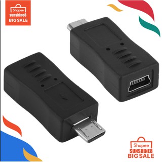 อะแดปเตอร์แปลง universal Mini USB Female to Micro USB Male