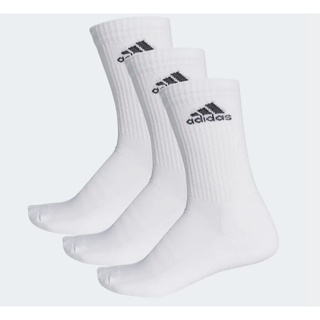 Adidas ถุงเท้า STRIPES PERFORMANCE CREW SOCKS (AA2297)