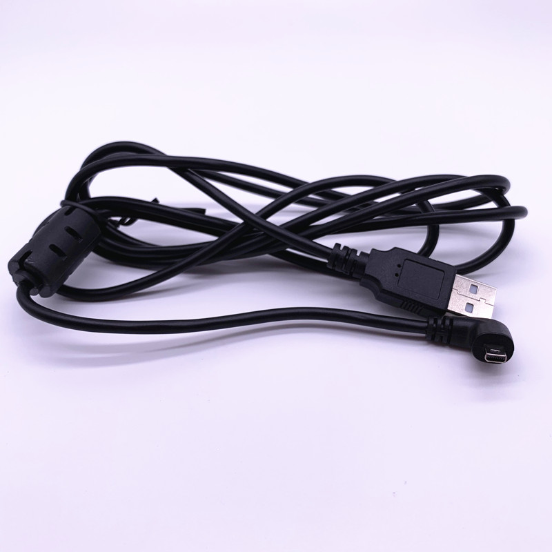 8 Pin ด้านซ้ายมุม 90 องศาปลั๊กสายเคเบิลข้อมูลสายไฟสําหรับ Nikon CoolPix L11, L12, L14, L15 L16, L18,