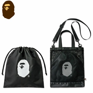 (แท้100%/พร้อมส่ง) Bape shoulder bag 2 in 1 กระเป๋าสะพาย+ถุง