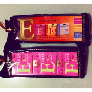 ของแท้💯% 3ก้อน สบู่วิตามินอี สูตรต้นตำหรับมาดามเฮง Vitamin E Soap Madame Heng