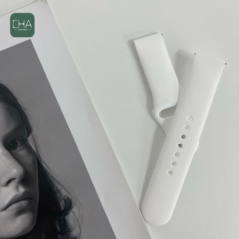 สายนาฬิกาขนาด 22มม สำหรับ mibro y10 huawei amazfit bip 5 สายยาง สายนาฬิกา 22mm สายซิลิโคน