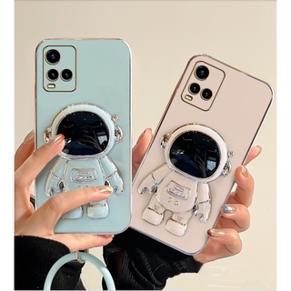 เคสโทรศัพท์มือถือ กันกระแทก ลายนักบินอวกาศ พร้อมที่ตั้งวาง สําหรับ vivo T1x Y33s Y21 Y33T Y21T Y01 Y15s Y15A Y02s Y16 Y35