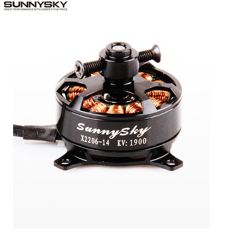 Sunnysky มอเตอร์ไร้แปรงถ่าน X2206 1500KV 1900KV 2206 สําหรับคอร์ดคอปเตอร์บังคับ