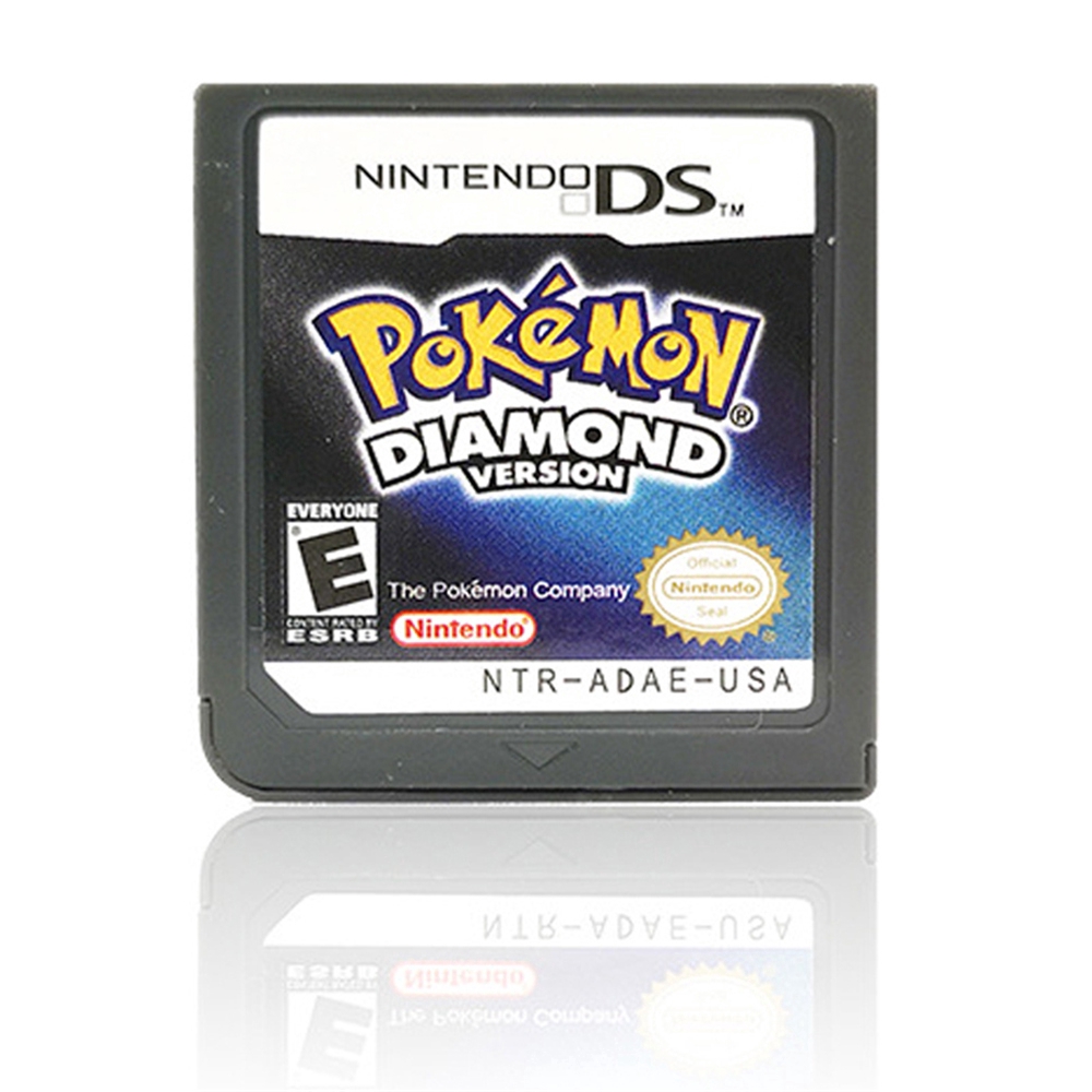 การ์ดเกมส์ nintendo ds 3ds ndsi ndsl nds lite pokemon สีเงินสีทอง