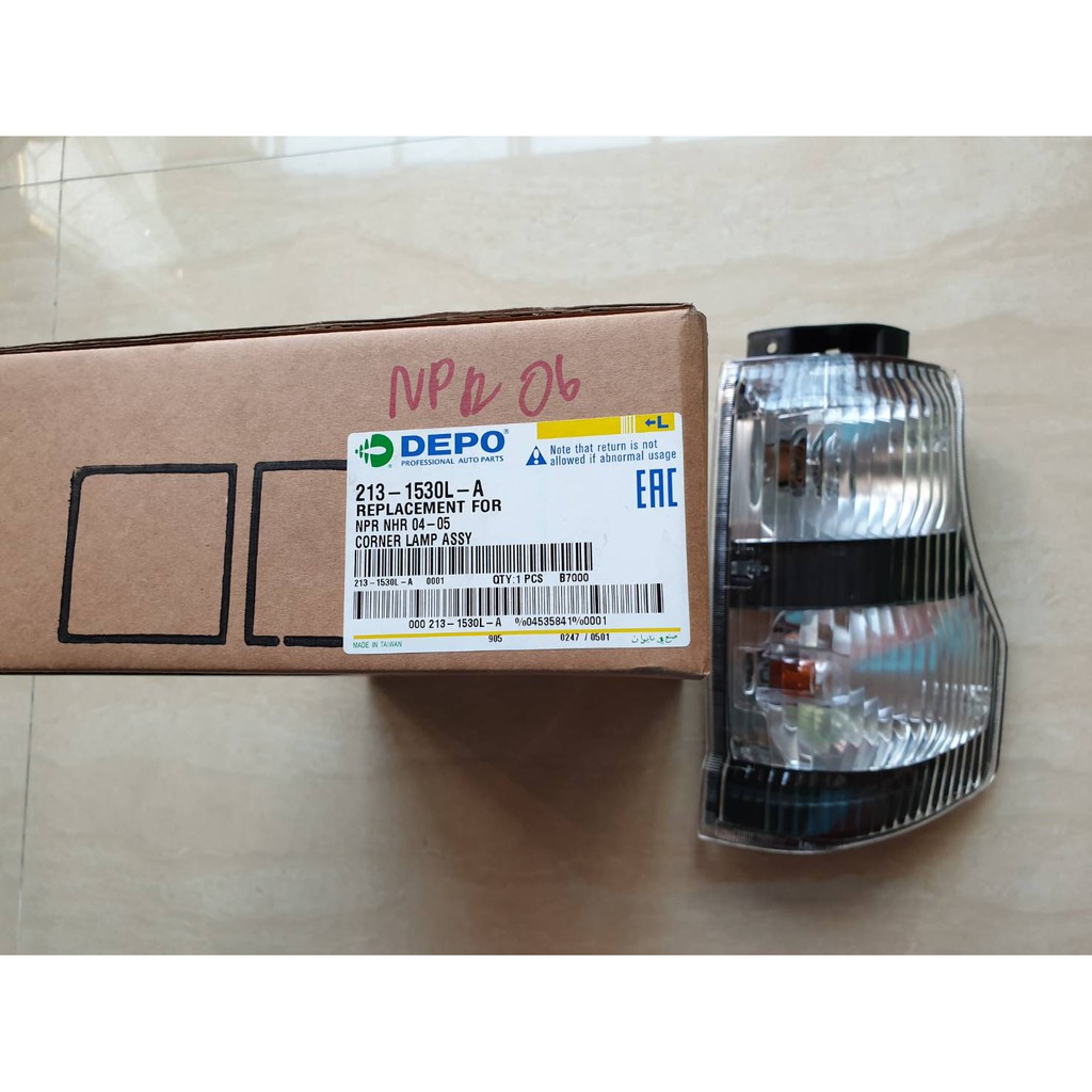 ไฟเลี้ยวมุม ISUZU NPR ปี2006 LH ไต้หวัน ราคาดวงละ 750 บาท