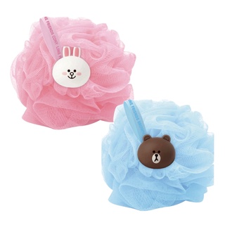 ใยขัดตัว วัตสัน ไลน์เฟรนด์ Watsons Line Friends Foaming Ball Foaming Bath Rubbing Net Loofah