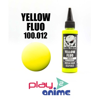 SKULL COLOR 100.012 Yellow Fluo