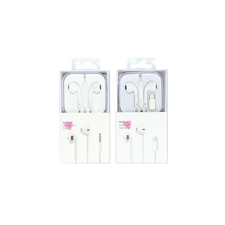 หูฟังสำหรับไอโฟน ไอโฟน Earpods รูเสียบ3.5mm /Lightning ใช้ได้กับ ไอโฟน 5/6/6P/7/7+/8/8+/X/XsMax/SE/11/12pro