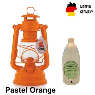 ตะเกียงรั้ว Feuerhand baby special 276 สี Pastel Orange พร้อมน้ำมันพาราฟิน