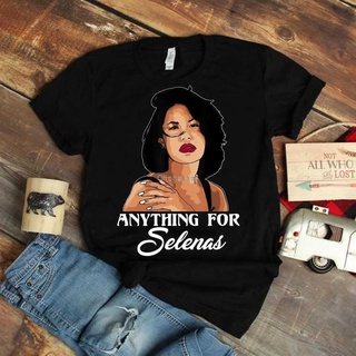 tshirtเสื้อยืดคอกลมฤดูร้อนเสื้อยืด พิมพ์ลาย Selenas 80S Quintanilla สไตล์วินเทจ เรโทรSto4XL