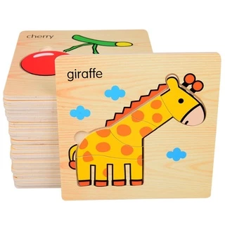ของเล่นไม้ จิ๊กซอว์ไม้ 3 มิติ ราคาต่อ 1 ชิ้น (หากลายที่ลูกค้าเลือกมาหมดทางร้านขออนุญาตคละลายที่ไม่ซ้ำให้นะคะ)