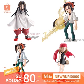 แท้/ญี่ปุ่น🇯🇵 SHAMAN KING ASAKURA YOH HAO KYOYAMA ANNA  FIGURE Banpresto ราชันย์แห่งภูต ฟิกเกอร์ อาซากุระ โย แอนนา