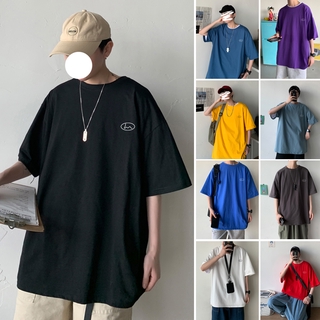 5 colors【M-8XL】Short sleeve T-shirt Summer new student large T-shirt