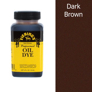 Fiebings Professional Oil Dye สีย้อมหนัง Dark Brown 4 oz.