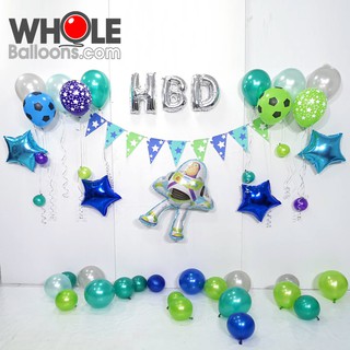 Wholeballoons - ลูกโป่ง DIY วันเกิด 08009 ลูกโป่งตกแต่งพร้อมจัดงานปาร์ตี้