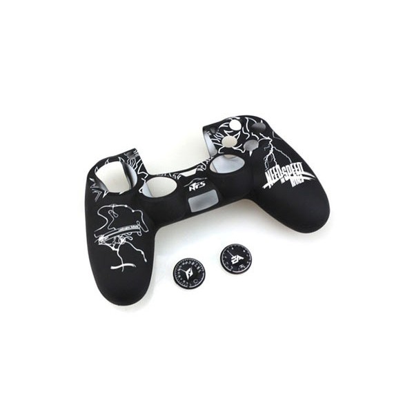 ซิลิโคนจอย PS4 แถมจุกครอบอนาล็อก ลาย Need for Speed (ซิลิโคนจอยPs4)(Silicone for Ps4)(Silicone)