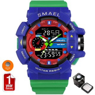 SMAEL นาฬิกาข้อมือผู้ชาย กันน้ำได้  Sport Digital LED &amp; Analog รุ่น SM1436