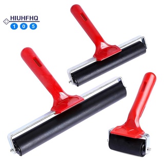 3 Pcs Rubber Roller Rubber Brayer Glue Roller Tools for Printmaking Stamping Wallpaper Gluing Application 6/10/20 cm