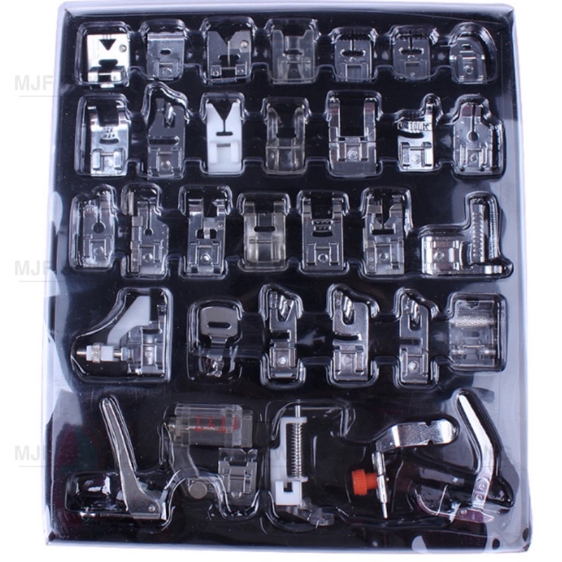 เซ็ตตีนผีจักรเย็บครอบจักรวาล ตีนผีจักรกระเป๋าหิ้ว Presser foot Set-11ชิ้น/16ชิ้น/32ชิ้น รูปที่ 5