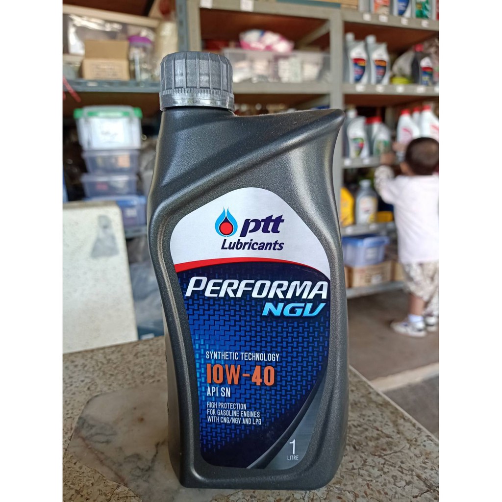 น้ำมันเครื่อง เบนซิน ปตท PTT semi Performa 10W-40