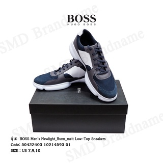 HUGO BOSS รองเท้าผ้าใบผู้ชาย  รุ่น  BOSS Men's Newlight_Runn_melt Low-Top Sneakers Code: 50422403 10214593 01
