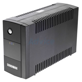 UPS 600VA SYNDOME ECO ll 600 อุปกรณ์สำรองจ่ายไฟ ประกัน 2*0*2