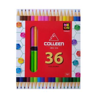 สีไม้คอลลีน Colleen 18แท่ง36สี#787(แท่งเหลี่ยม)