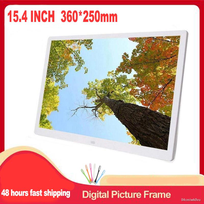 ✥15.4 inch HD  Digital Photo Frame MP3 MP4 Movie Player Alarm Photo Frames Photo Digital Photos Frames
