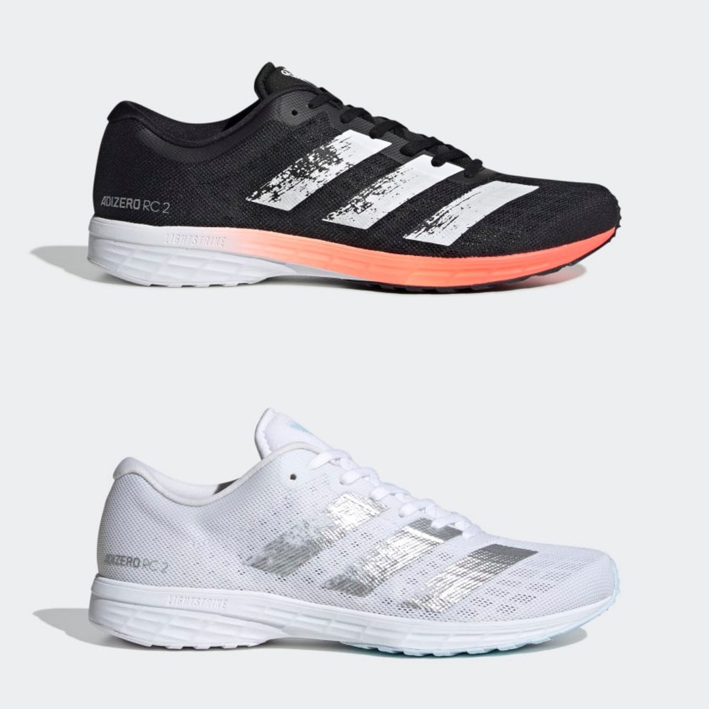 รองเท้าผ้าใบ รองเท้าผ้าใบเปิดส้น ⚡️ลด​ 15% ทักแชท​รับโค้ด​⚡️​ รองเท้าวิ่งน้ำหนักเบามาก Adidas Adizero RC 2.0 (EE4337 / E