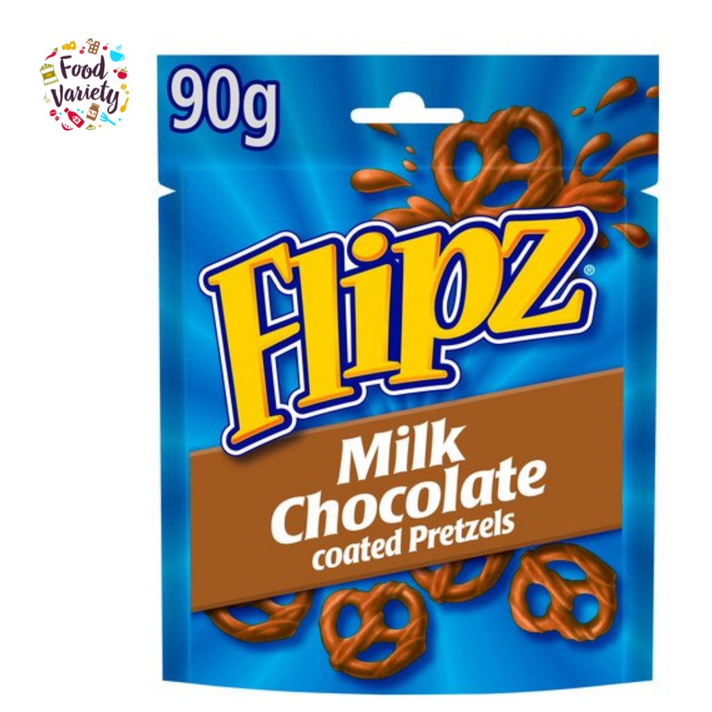 [BestBefore-27Sep2025] Flipz Milk Chocolate Coated Pretzels 80g