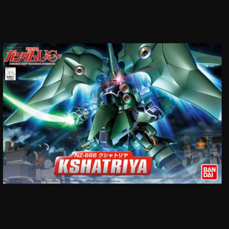 SD BB367 NZ-666 Kshatriya (Gundam Model Kits)กันดั้มลิขสิทธิ์แท้bandai สินค้าเป็นของใหม่ มีพร้อมส่ง