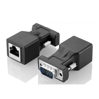 ตัวแปลง VGA เป็นสาย LAN VGA to LAN VGA to RJ45 ตัวเมีย (1 คู่)