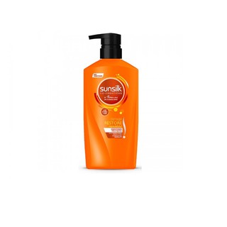 Sunsilk Conditioner ซันซิล ครีมบำรุงผม สีส้ม สูตรบำรุงผมเสียในทันที ขนาด 650ml Damage Restore